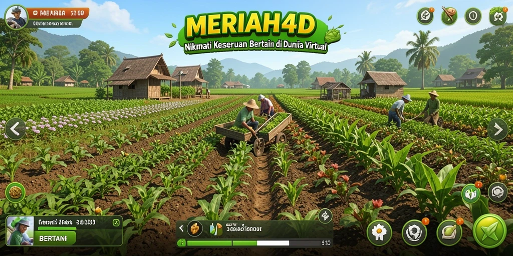 Tampilan antarmuka permainan MERIAH4D yang menarik dan interaktif.
